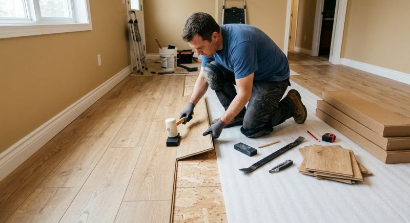 Laminate Floor Installation in Yarmouth, ME