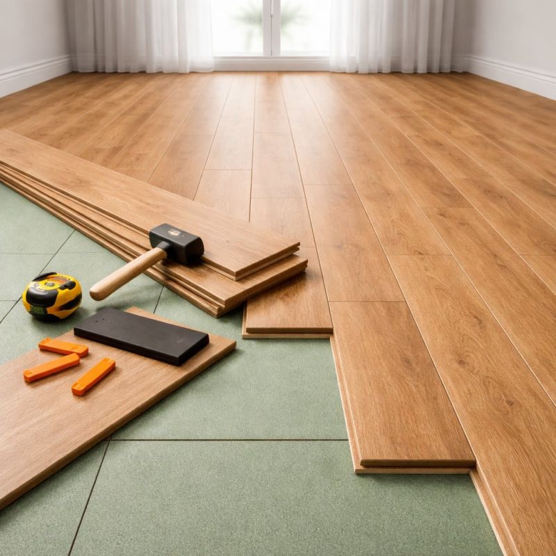 Laminate Floor Remodeling in Saco, ME