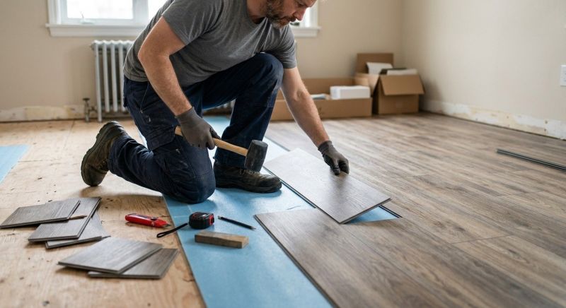 Linoleum Floor Installation in East Waterboro, ME