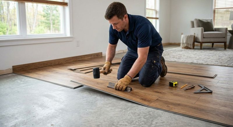 Luxury Vinyl Tile Installation in North Yarmouth, ME