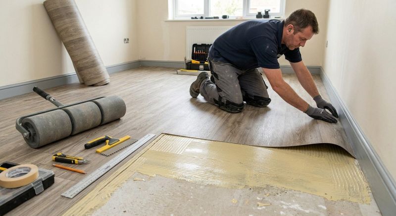 Sheet Flooring Installation in Scarborough, ME